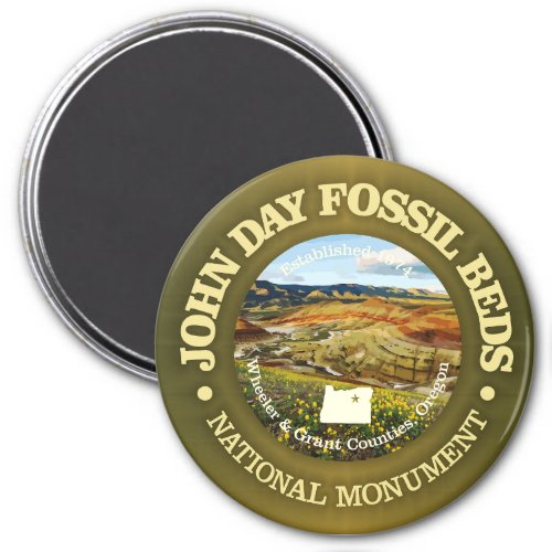 John Day Fossil Beds NM Magnet