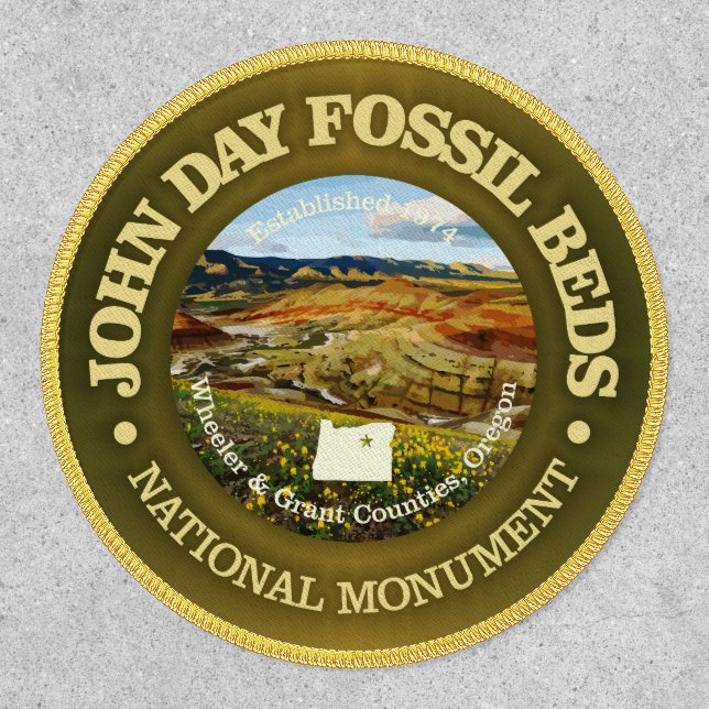 John Day Fossil Beds (NM) Patch (Front)