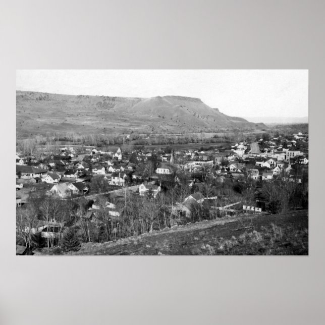 John Day, Oregon Town View Photograph Poster (Front)