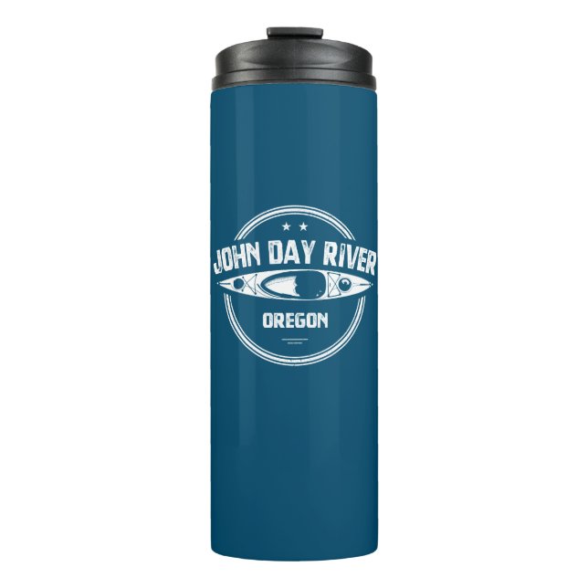 John Day River Oregon Kayaking Thermal Tumbler (Front)