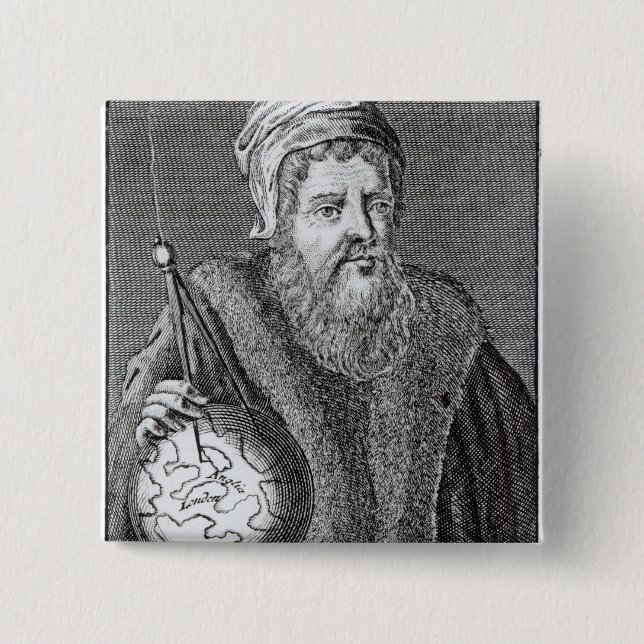 John Dee  a Londoner Pinback Button (Front)