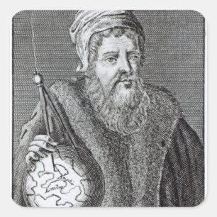 John Dee a Londoner Square Sticker