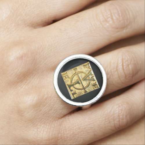 John Dee Enochian PELE Ring Style B