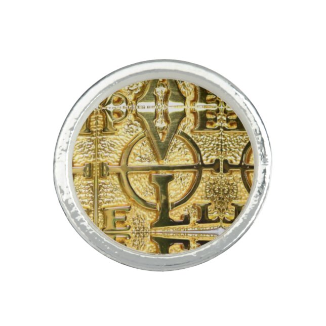 John Dee Enochian PELE Ring Style C (Front)