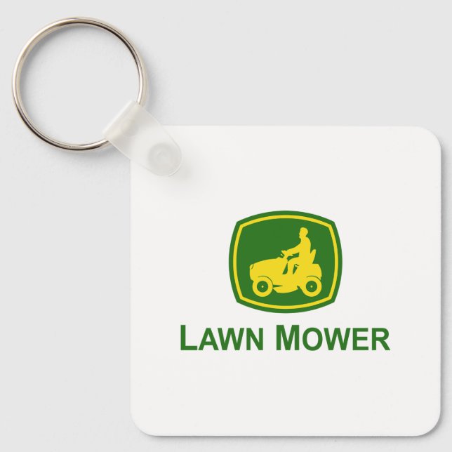 John Deere Mower Art Keychain (Front)