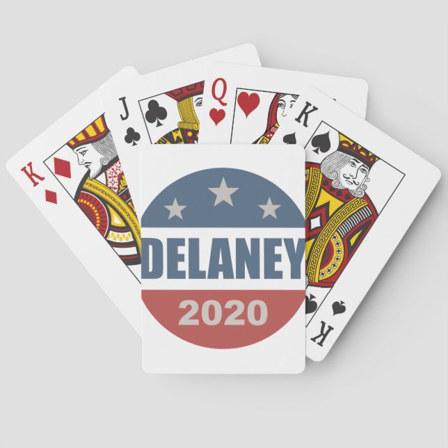 John Delaney 2020 For President Poker Cards (Back)