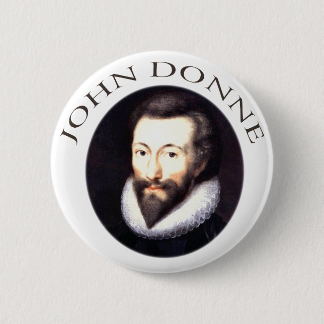 John Donne Pinback Button (Front)
