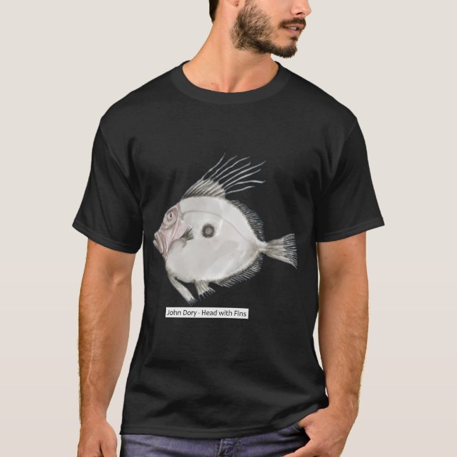 John Dory - Head with Fins T-Shirt (Front)