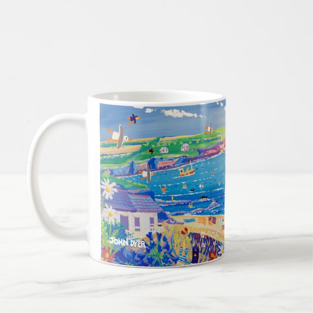 John Dyer Art Mug - Mother Ivey's Bay, Cornwall (Left)