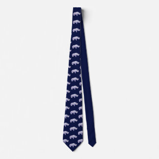 John Dyer dark blue rhino tie