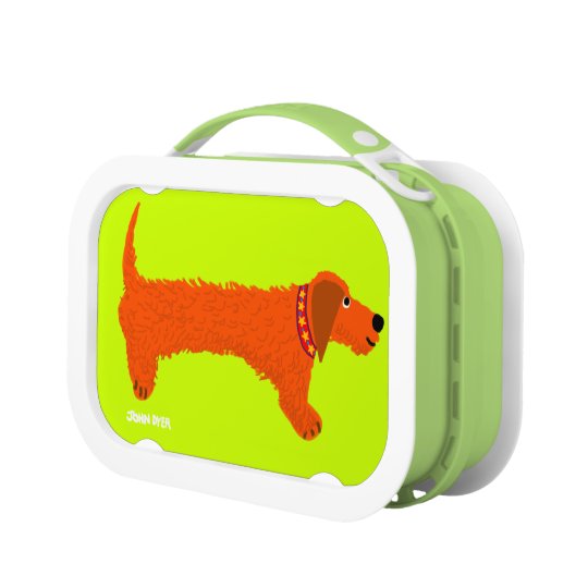 John Dyer Sausage Dog Lunch Box | Zazzle.com