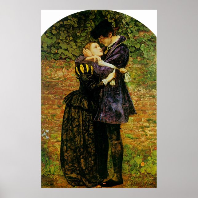 John Everett Millais Isabella Huguenot Poster (Front)