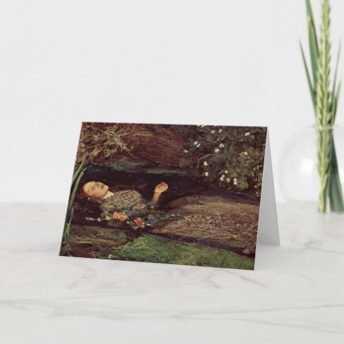 John Everett Millais Ophelia Greeting Card