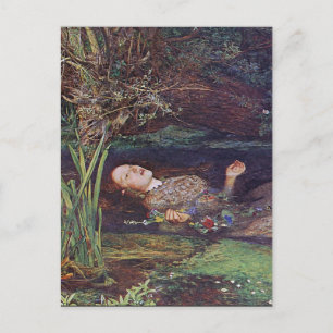 John Everett Millais Ophelia Postcard