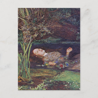 John Everett Millais Ophelia Postcard