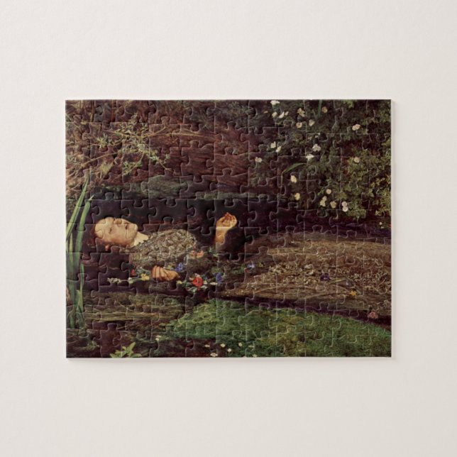 John Everett Millais Ophelia Puzzle (Horizontal)