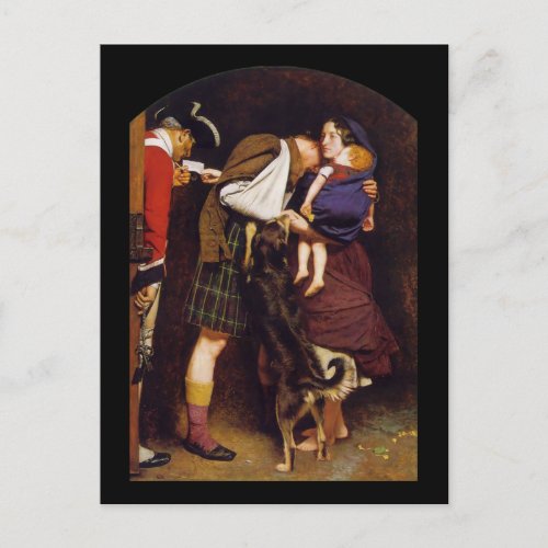John Everett Millais Order of Release Postcard