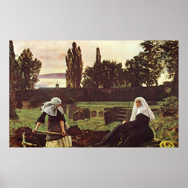 John Everett Millais The Vale of Rest Poster (Front)