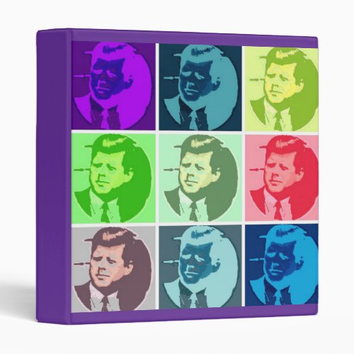 John F Kennedy 3 Ring Binder