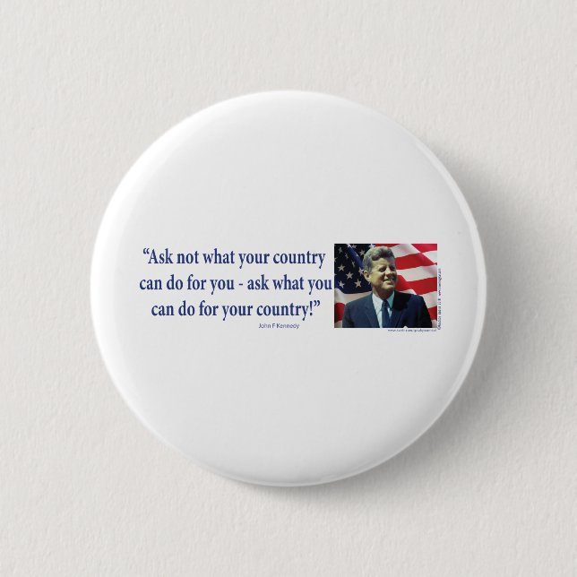 John F Kennedy Button (Front)