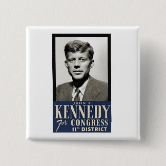 John F. Kennedy for Congress Pinback Button