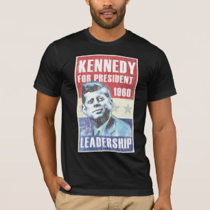 John F. Kennedy Historic President Campaign Poster T-Shirt