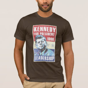 John F. Kennedy Historic Presidential Poster T-Shirt