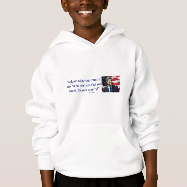 John F Kennedy Hoodie (Front)