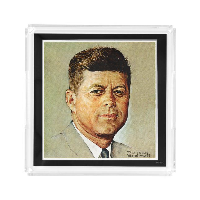 John F. Kennedy IN MEMORIAM 2 Acrylic Tray (Front)