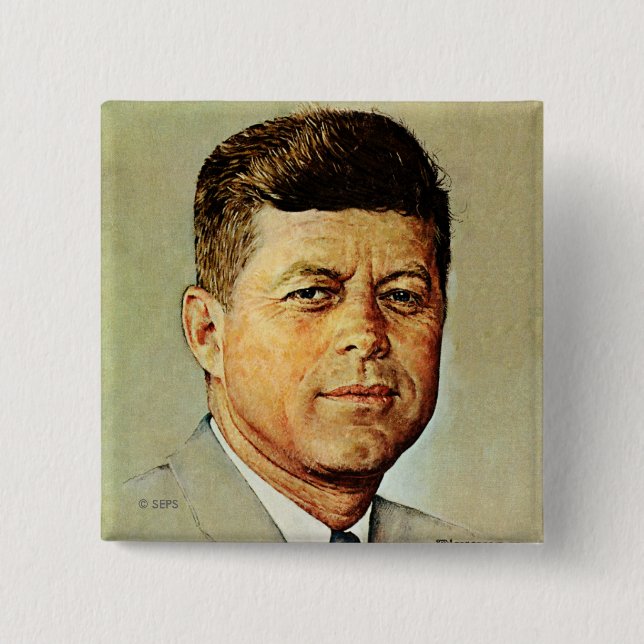 John F. Kennedy IN MEMORIAM 2 Button (Front)