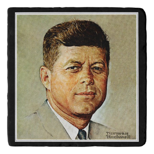 John F. Kennedy IN MEMORIAM 2 Trivet (Front)
