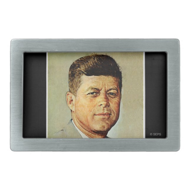 John F. Kennedy IN MEMORIAM Belt Buckle (Front)