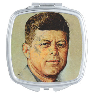 John F. Kennedy IN MEMORIAM Compact Mirror