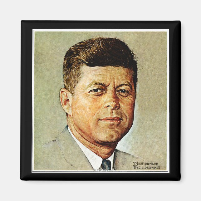 John F. Kennedy IN MEMORIAM Magnet (Front)