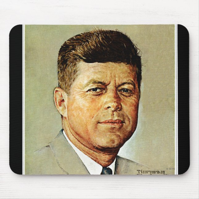John F. Kennedy IN MEMORIAM Mouse Pad (Front)