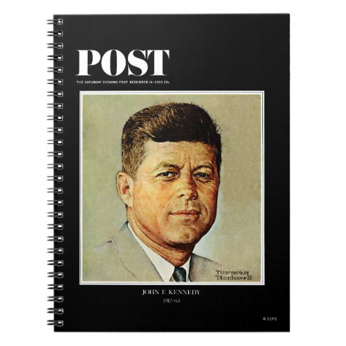 John F Kennedy IN MEMORIAM Notebook