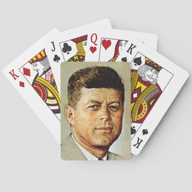 John F. Kennedy IN MEMORIAM Poker Cards (Back)