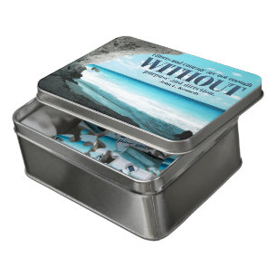 John F. Kennedy Inspirational Quote "Purpose" Box Jigsaw Puzzle