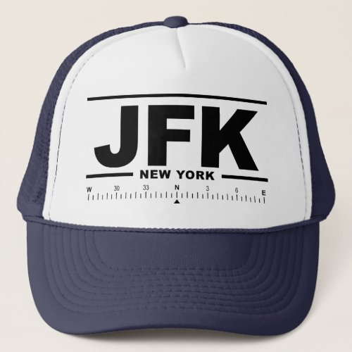 John F Kennedy Intl Airport JFK Trucker Hat