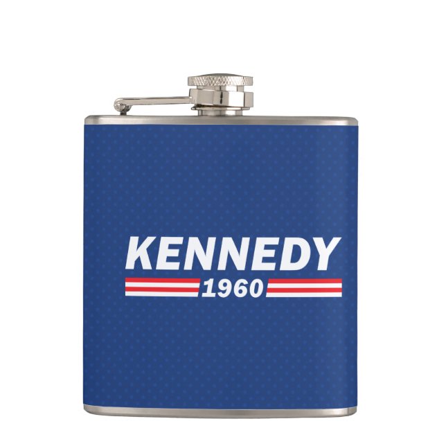 John F. Kennedy JFK, Kennedy 1960 Flask (Front)