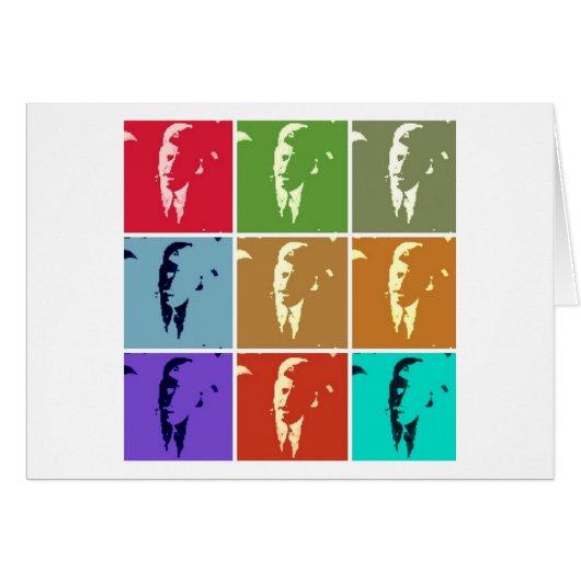John F Kennedy/JFK  Pop Art Cards (Front Horizontal)