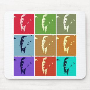 John F Kennedy/JFK  Pop Art Mouse Pad