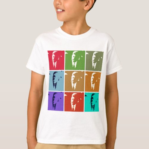 John F KennedyJFK  Pop Art T_Shirt