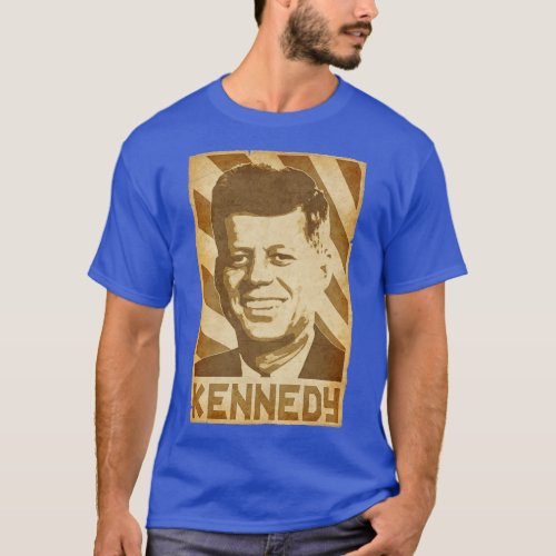 John F Kennedy JFK Retro Propaganda T_Shirt