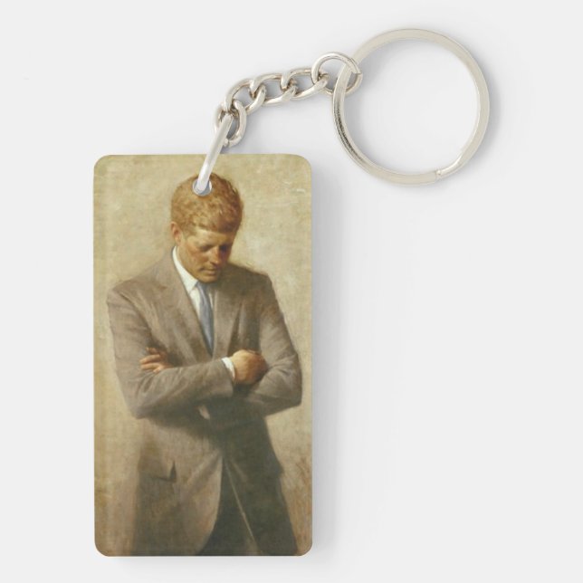 John F. Kennedy Keychain (Back)