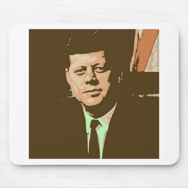 John F Kennedy Mouse Pad (Front)