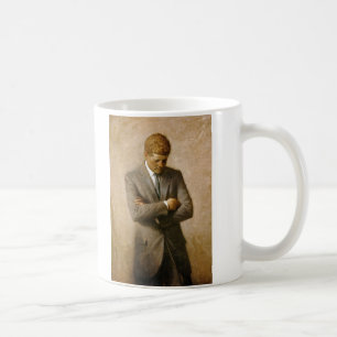 John F Kennedy Official Portrait by Aaron Shikler Coffee Mug