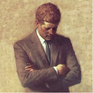 John F Kennedy Official Portrait Cutout