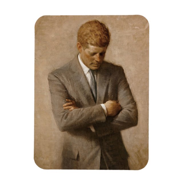 John F. Kennedy Official Portrait Magnet (Vertical)