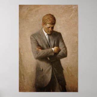 John F Kennedy Official Portrait Poster